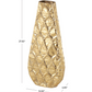 Gold Textured Teardrop Vase