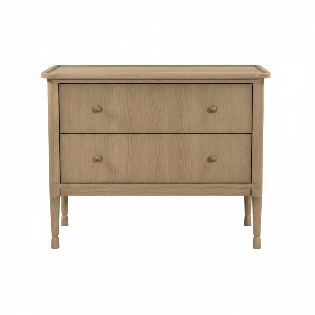 Fiona Nightstand, Saddle Brown