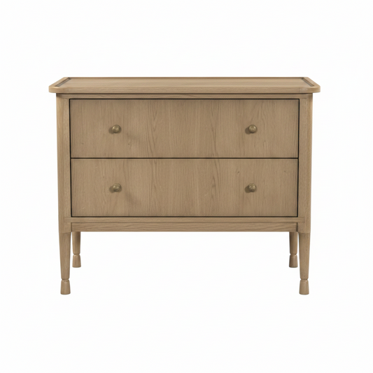 Fiona Nightstand, Saddle Brown