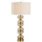 Stacked Amber Table Lamp