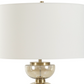 Stacked Amber Table Lamp