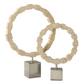 Ivory Fusion Rings, Set of 2
