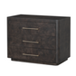 Marielle Nightstand, Burl Wood