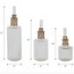 Talis Glass Bottles w/ Gold