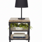 Industrial Wood Side Table