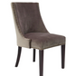 Taupe Velvet Dining Chair