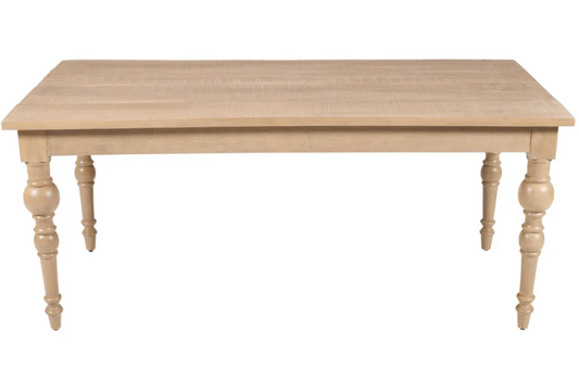 Sarah Rectangular Dining Table, Washed Caramel