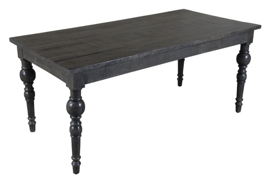 Sarah Rectangular Dining Table, Brown Wash