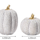 Dotted Resin Pumpkins, Set of 2