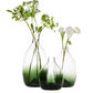 Ombre Green Glass Vase, Various Sizes