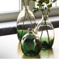 Ombre Green Glass Vase, Various Sizes
