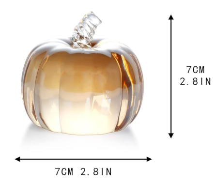 Champagne Ombre Cyrstal Pumpkin