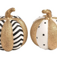 Black, White, and Gold Pumpkins, Various Styles