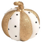 Black, White, and Gold Pumpkins, Various Styles