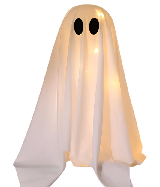 Spooky Floating Ghost w/ Lights