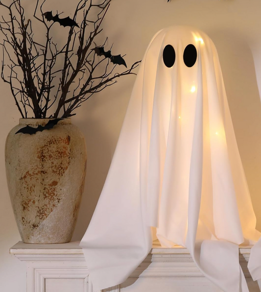Spooky Floating Ghost w/ Lights