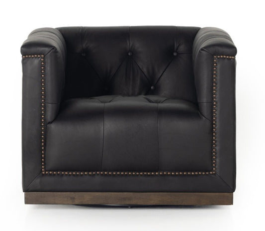 Maxx Swivel Chair, Heirloom Black