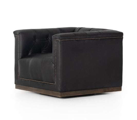 Maxx Swivel Chair, Heirloom Black