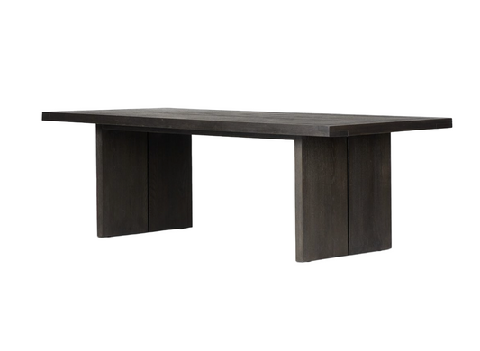 Warren Dining Table, Worn Black