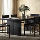 Warren Dining Table, Worn Black