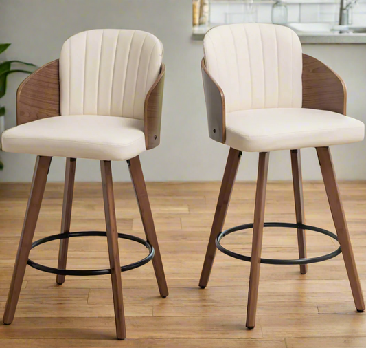 Lyla Leather Counter Stool