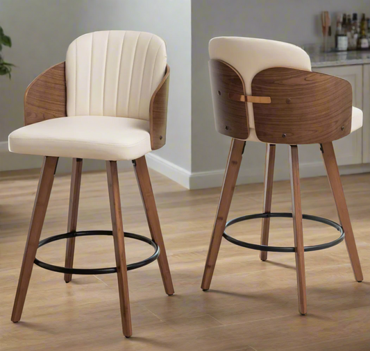 Lyla Leather Counter Stool