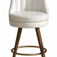Lexi Leather Counter Stool -White