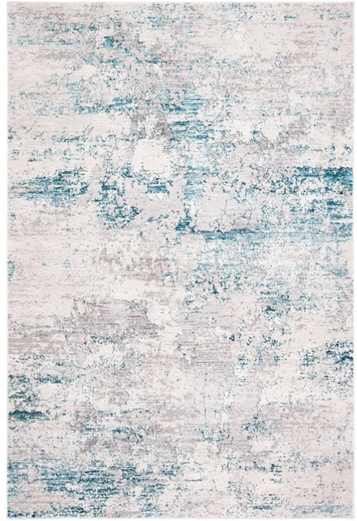 Schaeffer Cream/Turquoise Rug (Various Sizes)