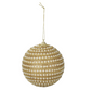 4" Gold and Pearl Beaded Ornament (Various Styles)