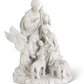 14" Gray Resin Nativity Family w/ Angel & Sheep