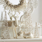 Glittered Cream Gold & Silver Resin Reindeer (Various Styles)