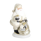 Assorted Resin Cream and Black Santas (4 Styles)