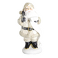 Assorted Resin Cream and Black Santas (4 Styles)
