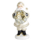 Assorted Resin Cream and Black Santas (4 Styles)
