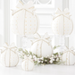 White Porcelain LED Tabletop Ornament (Various Sizes)