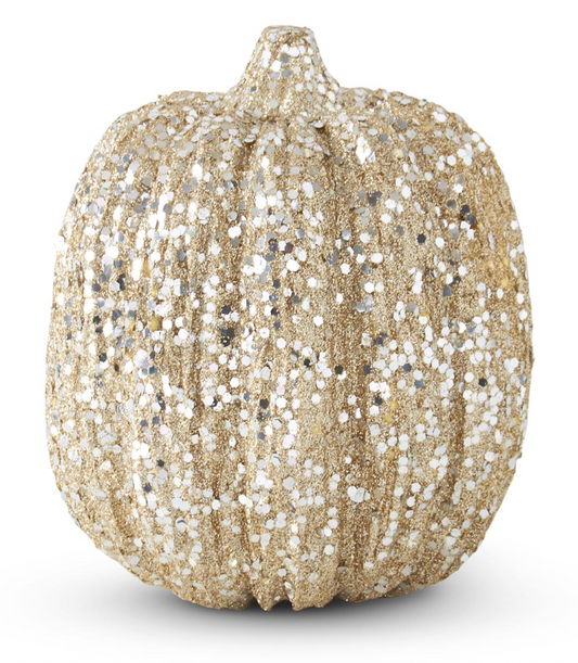 Champagne Glitter Pumpkin (Various Sizes)