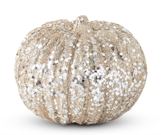 Champagne Glitter Pumpkin (Various Sizes)