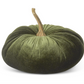 6.25" Green Velvet Stuffed Pumpkin