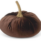 6.25" Burgundy Velvet Stuffed Pumpkin