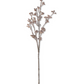 24" Powdered Dark Brown Berry Stem