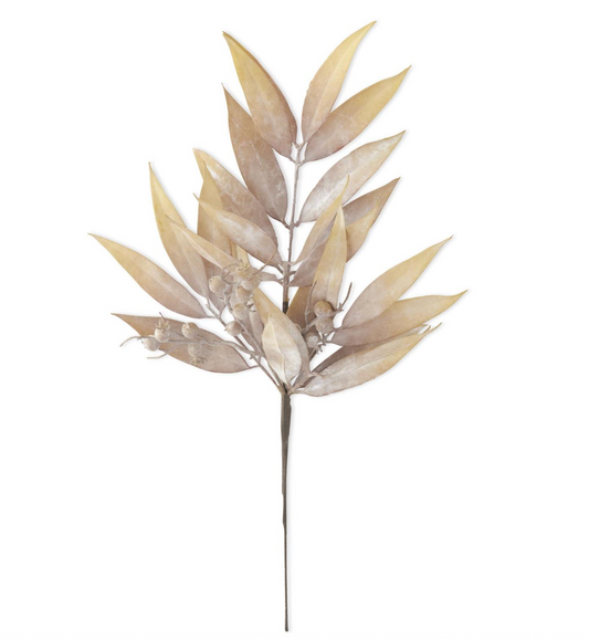 24" Tan Eucalyptus & Rosehip Pick