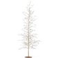 56.75" Gold Glittered Tree w/ Crystals
