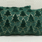 Christmas Tree Lumbar Pillow, Green w/ Gold