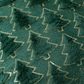 Christmas Tree Lumbar Pillow, Green w/ Gold