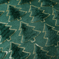 Christmas Tree Pillow, Green w/ Gold