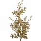 30" Glitter Eucalyptus and Ball Spray, Gold