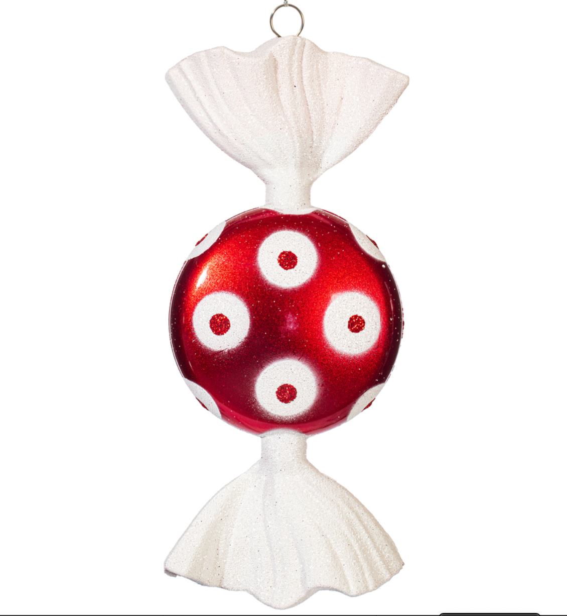 7" Red/White Candy Ornament (Various Styles)