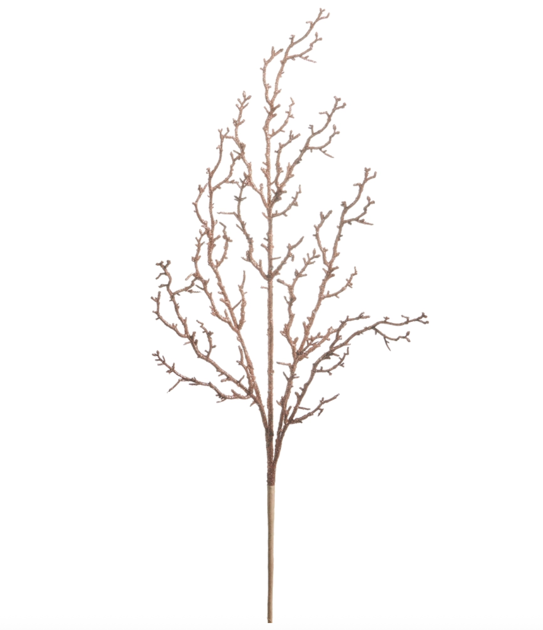 32" Coral Glitter Branch