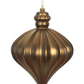 6" Mocha Matte Onion Ornament