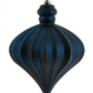 6" Midnight Blue Matte Onion Ornament